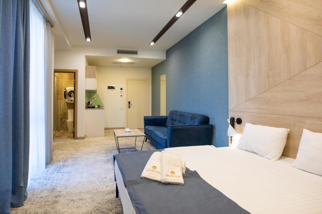 Rooftop Apart-Hotel Erivan Exterior foto