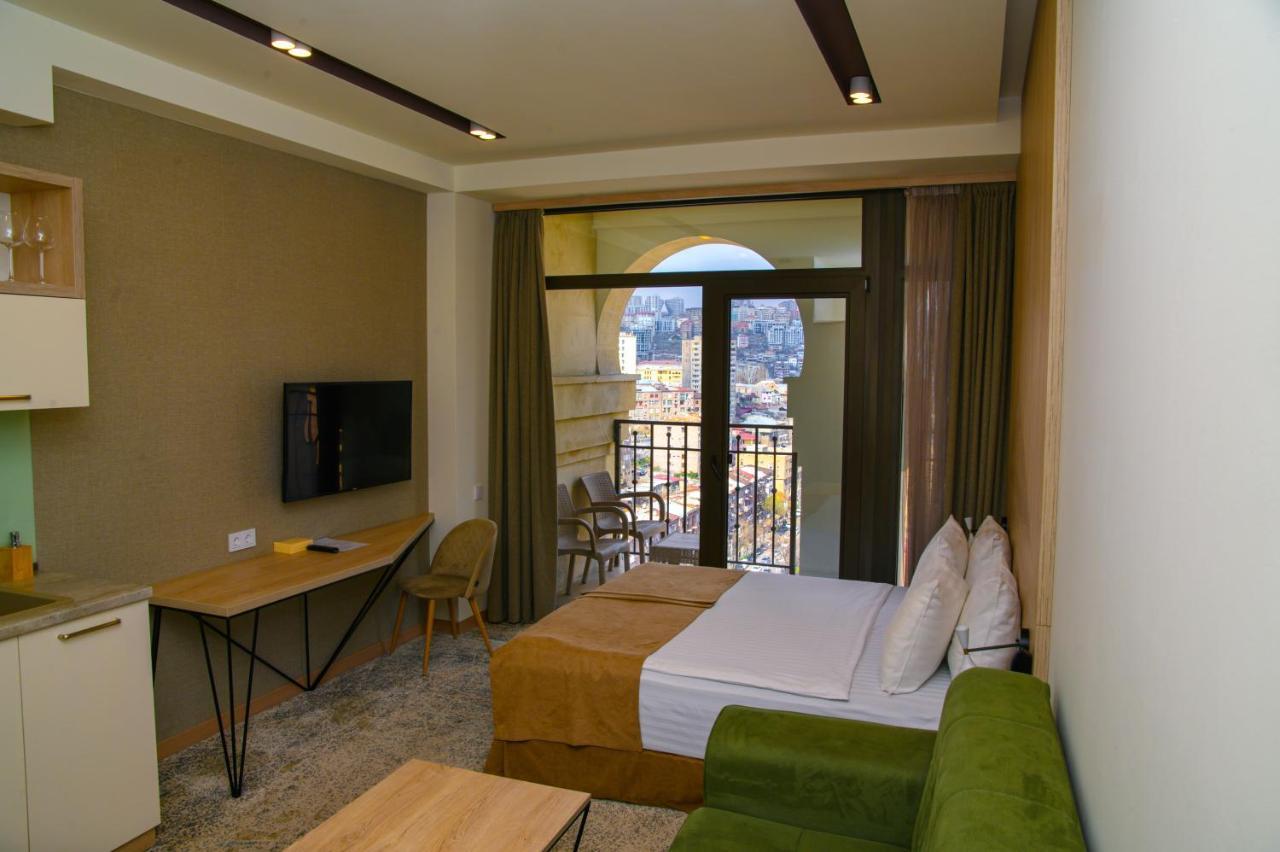 Rooftop Apart-Hotel Erivan Exterior foto