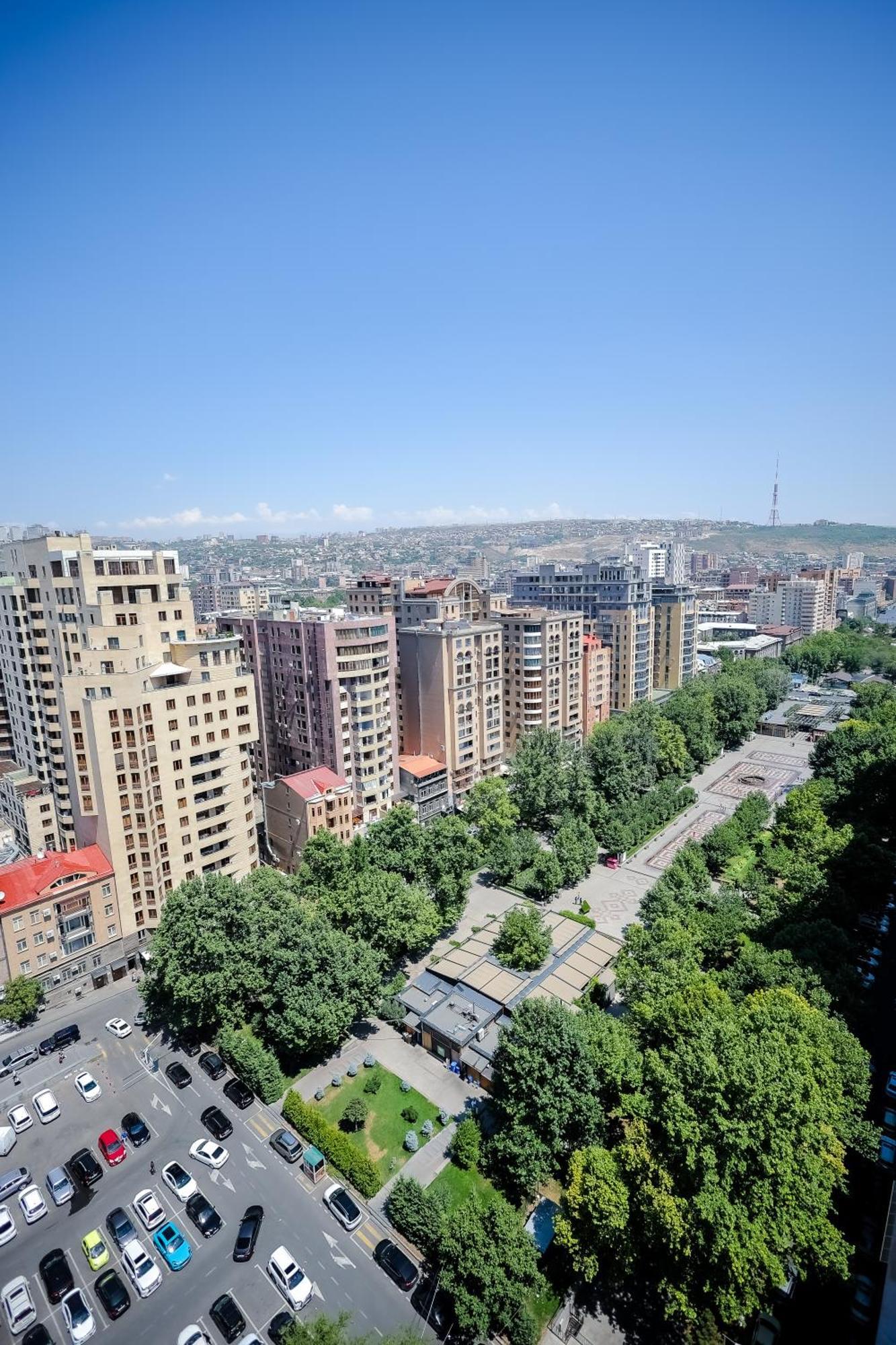 Rooftop Apart-Hotel Erivan Exterior foto